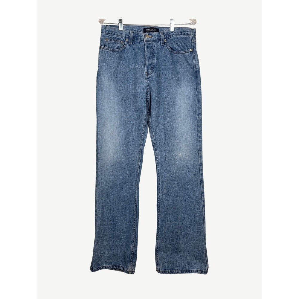 VTG London Jean Blue Button Fly Jeans Denim Cotton 12 Long Western Rodeo Rock